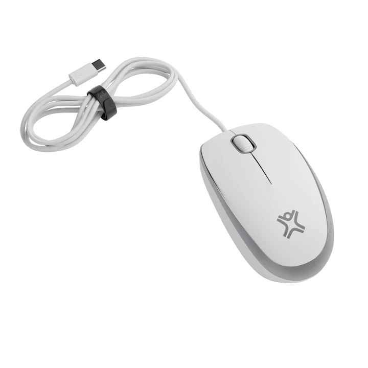 Souris filaire USB C pour iMac - white / silver