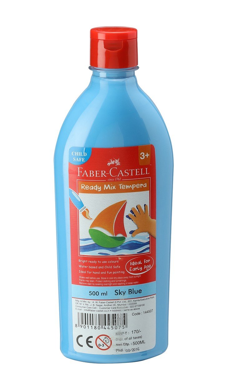 Ready Mix Tempera 500ML- Bleu Clair