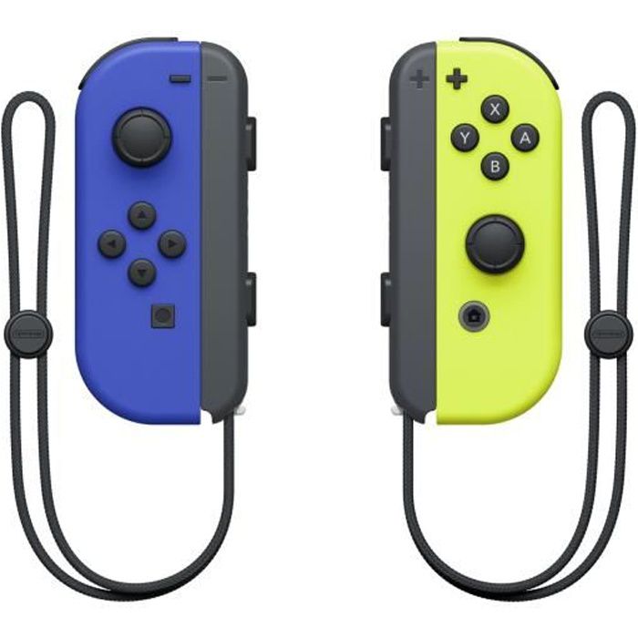 Manette Paire Joy-Con Nintendo Switch - Bleue Jaune Néon