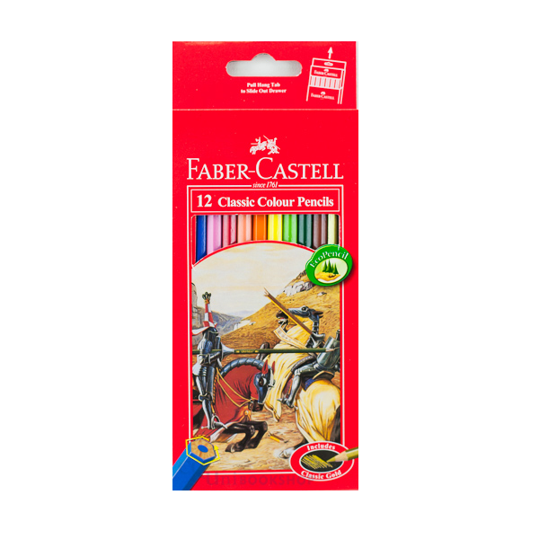 12 Crayons de couleur Classic