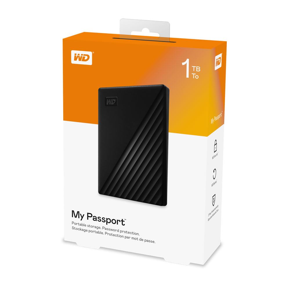Disque Dur My Passport 1 To USB - Noir
