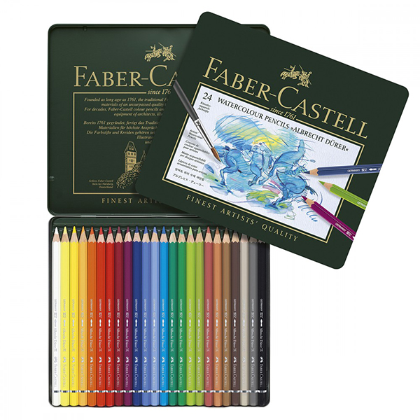 24 crayons de couleurs pour Artistes