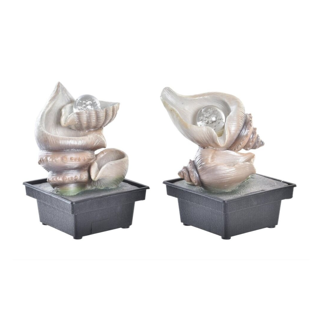 Fontaine coquile avec LED