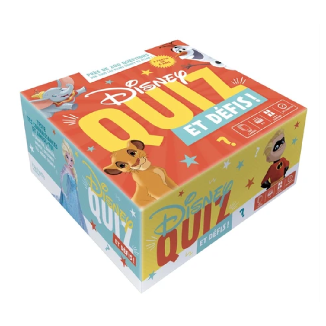 Coffret Quiz et défis ! Disney