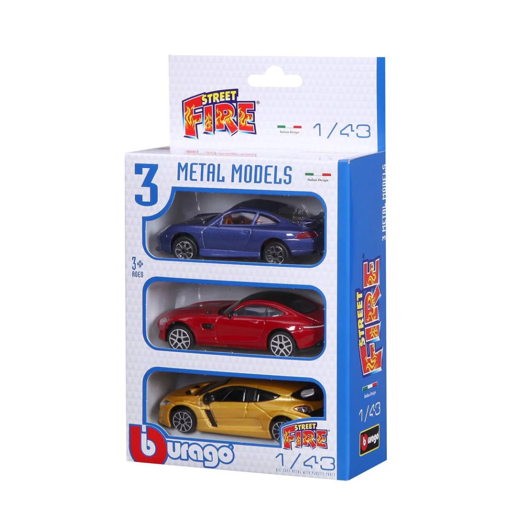 Pack de 3 véhicules Street Fire 1/43