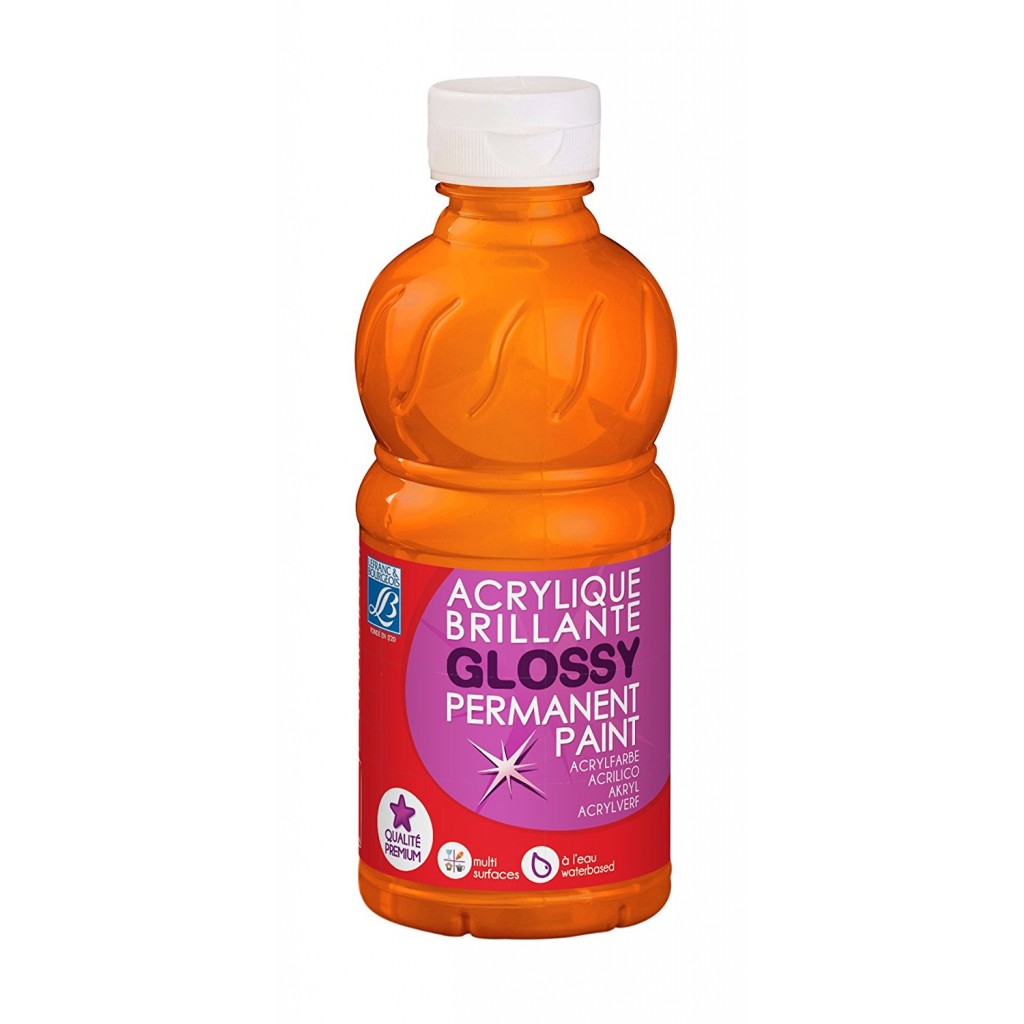 Acrylique Brillant C&C 500ml Jaune d'Or