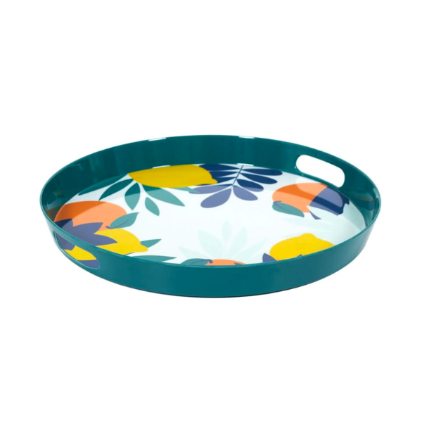 Plateau De Service Imprimé "Rio" 38cm Multicolore