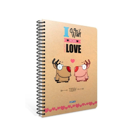 Cahier Spirale - Love Book A4