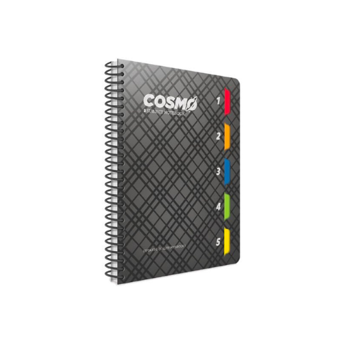 Cahier Spirale - Cosmo Couverture Polypro Rigide