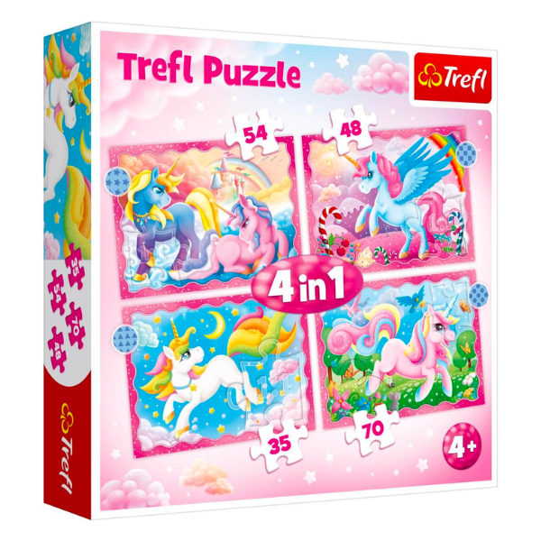 Puzzle Licornes et magie de 35 à 70 pièces