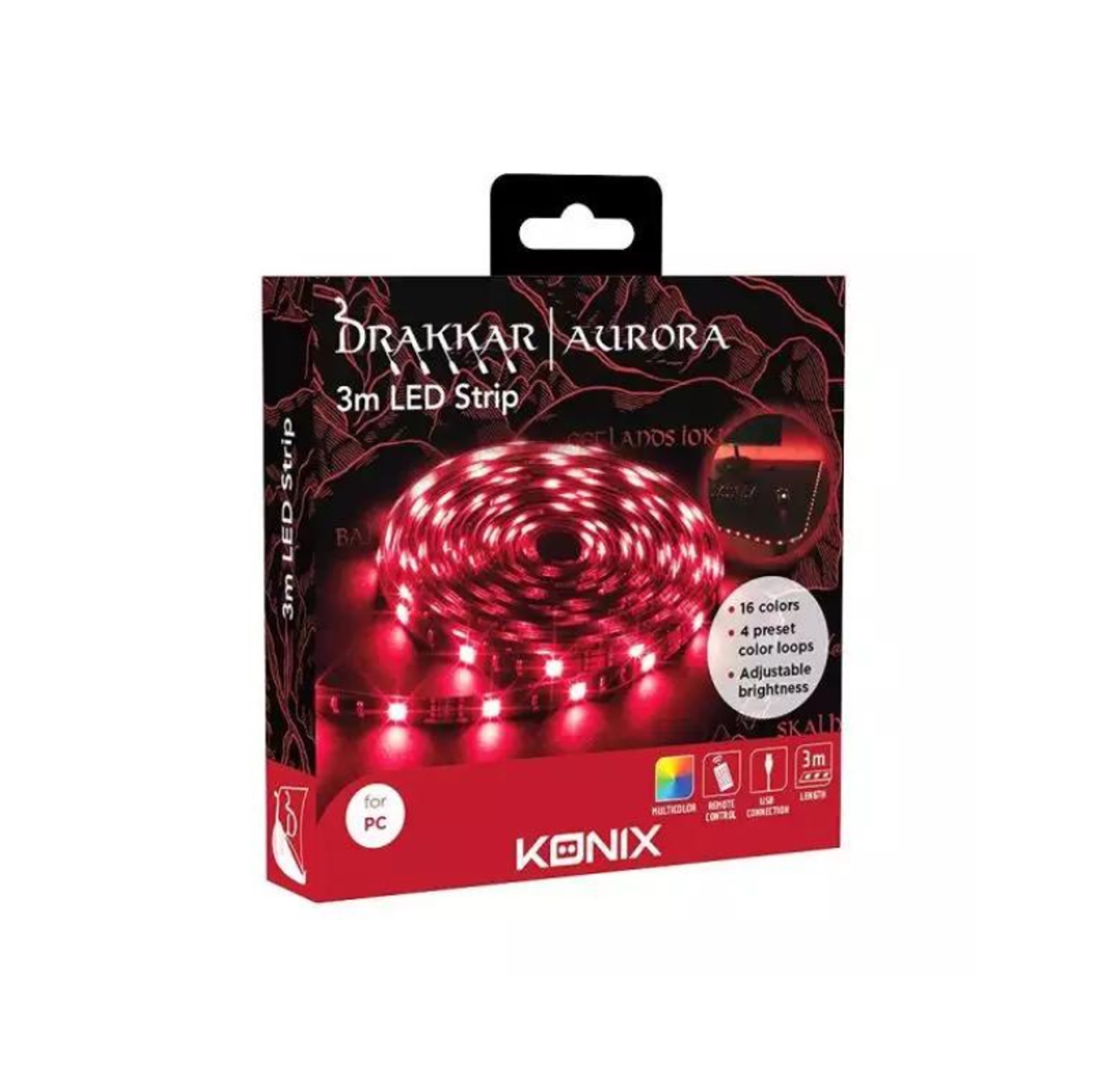 Led Strip 3m 16 Couleurs USB