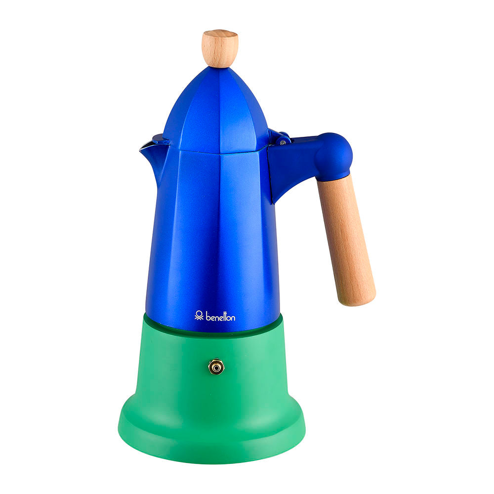 Cafetière 6 tasses - Bleu et Vert
