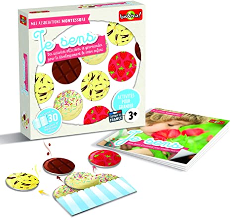 Jeu éducatif mes associations Montessori - Je sens