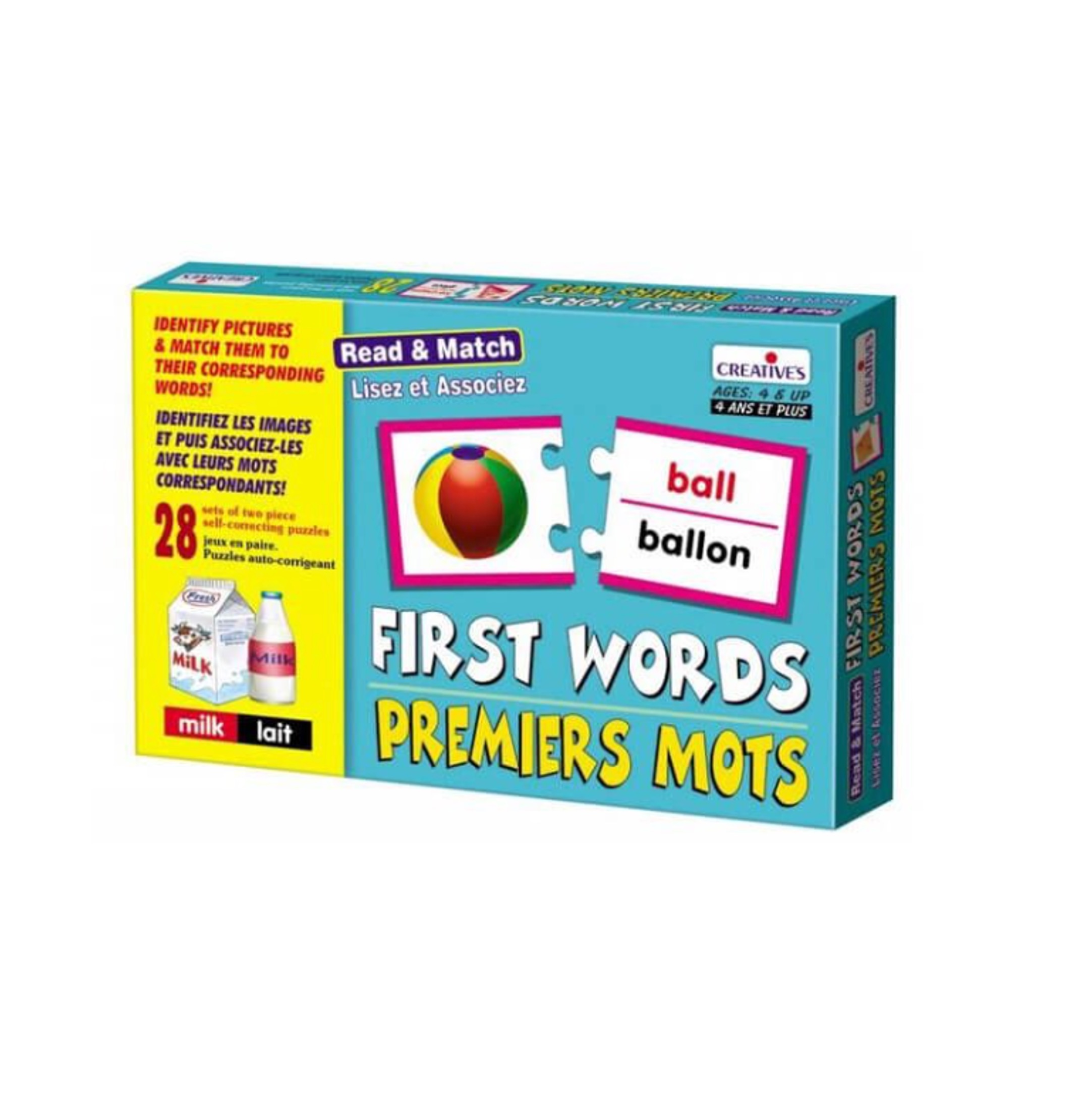 Jeu éducatif lisez et associez - premiers mots