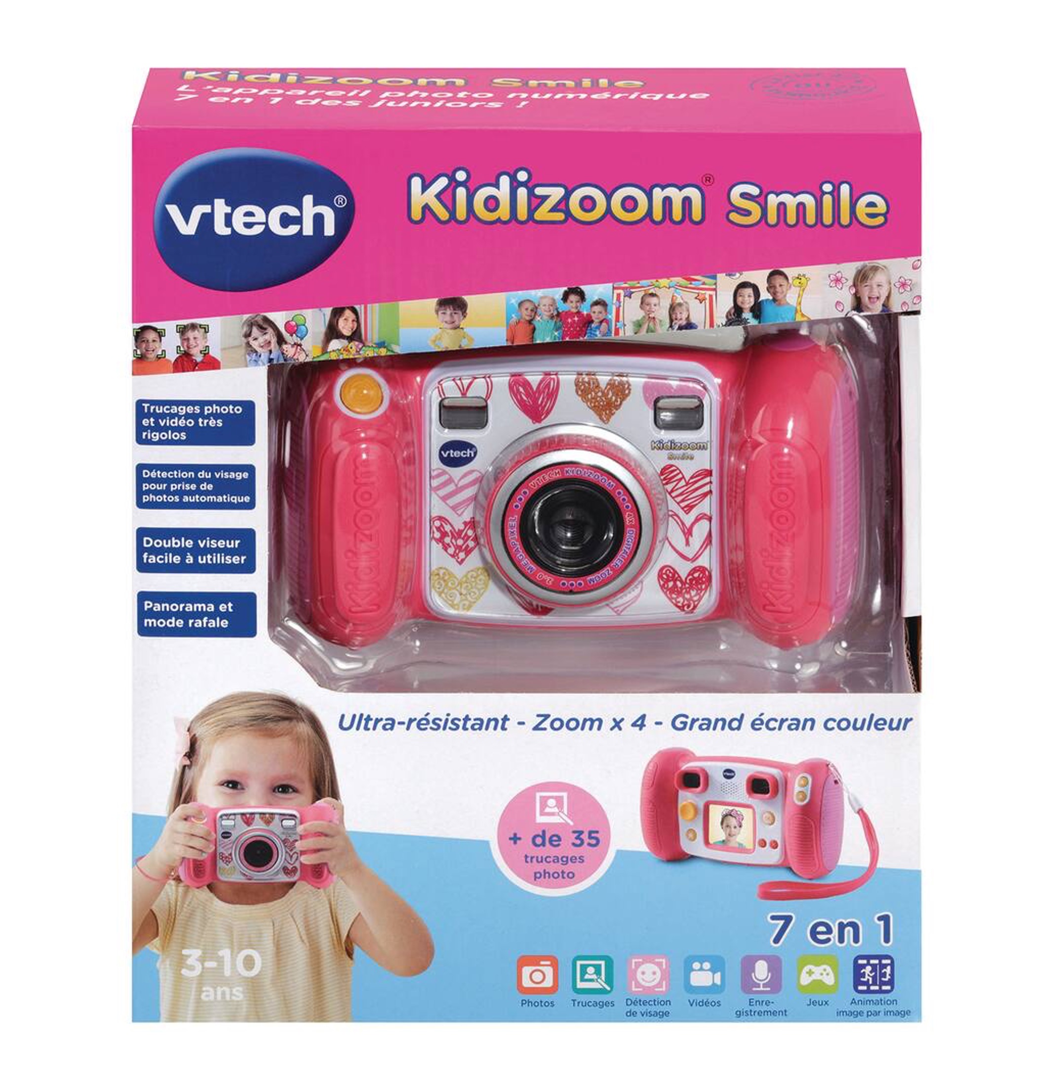 Appareil Photo Kidizoom Smile - Rose