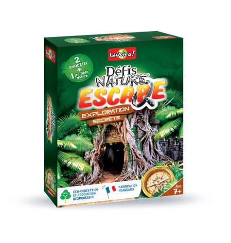Jeu de société défis nature escape - Exploration secrète