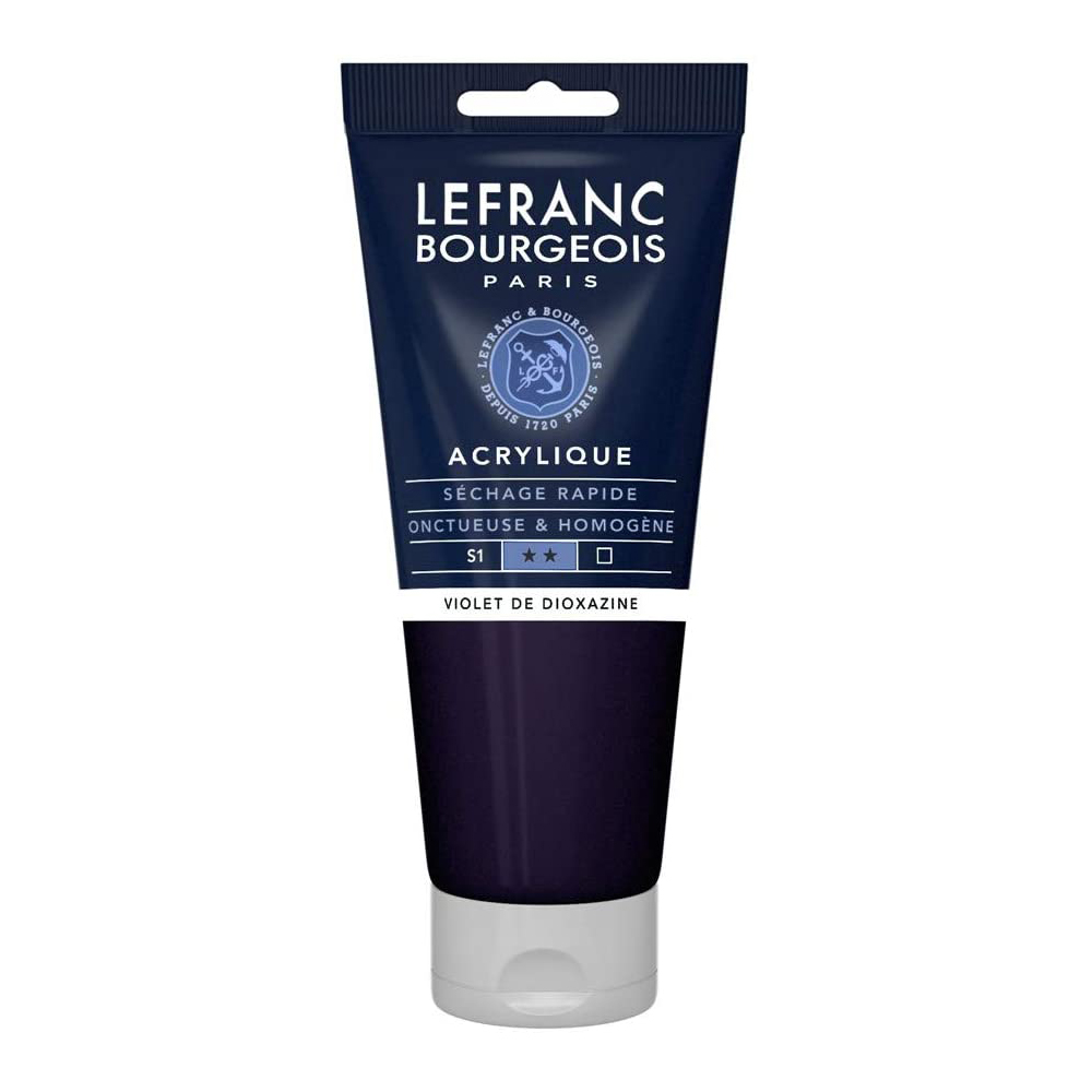 Lb Acrylique Fine 200ml Tube Violet de Dioxazine