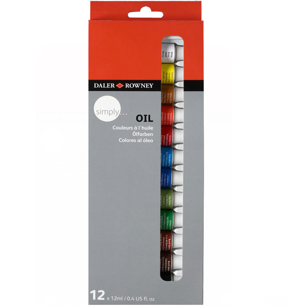 Set de Peinture à Huile Simply 12X12ml