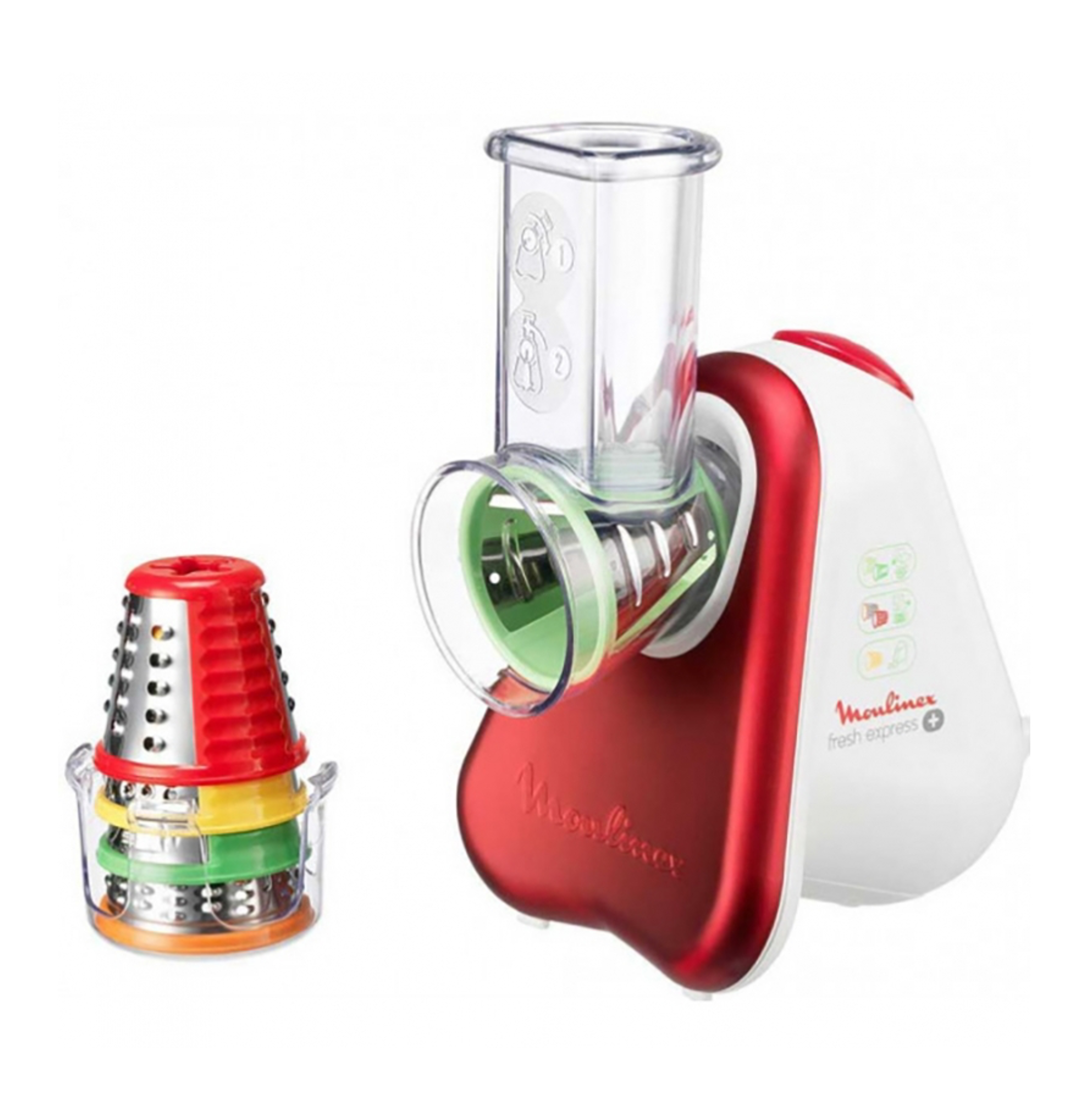 Fresh Express + râpe électrique - Rouge et Blanc