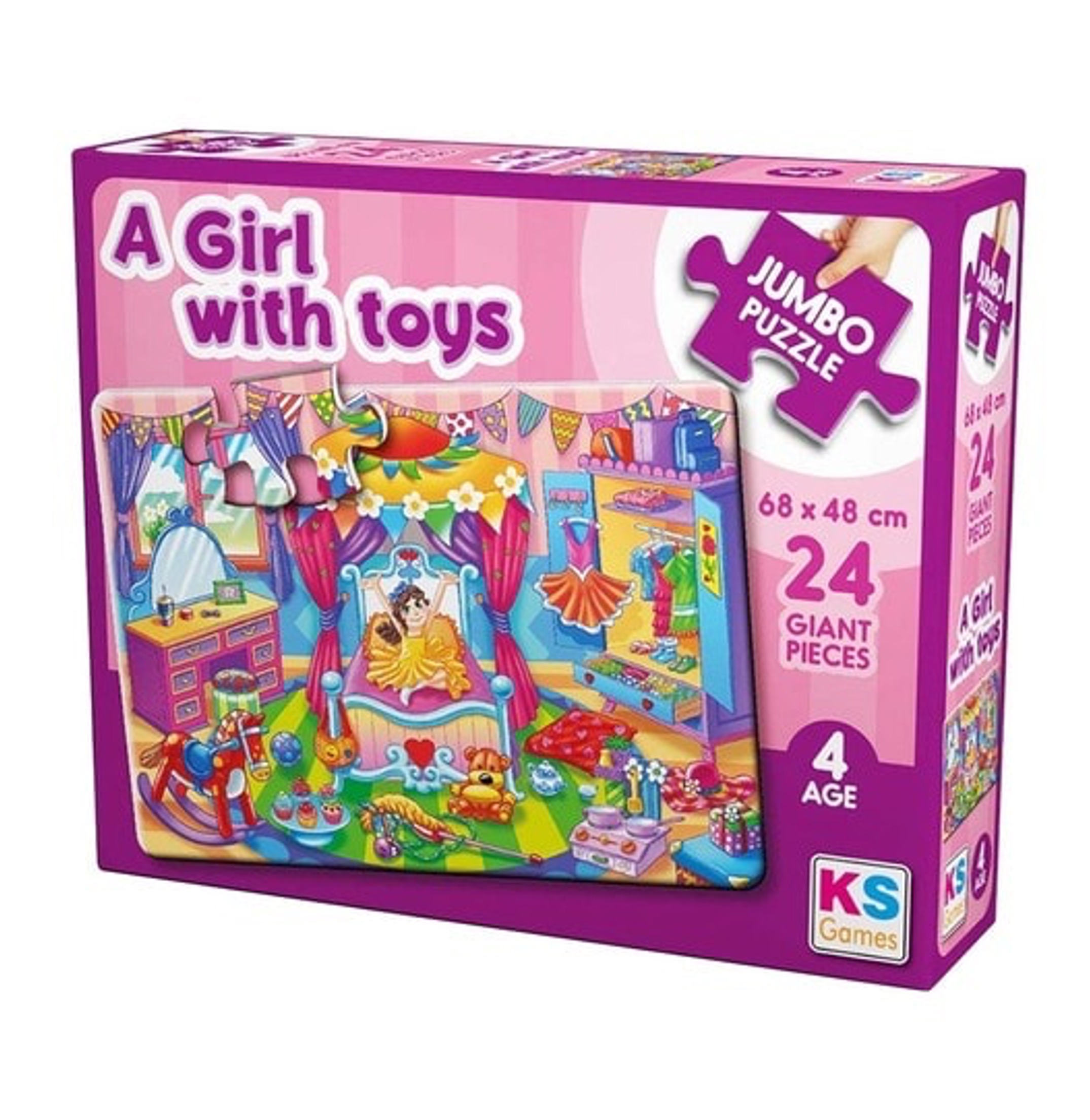 Puzzle Jumbo - A Girl With Toys