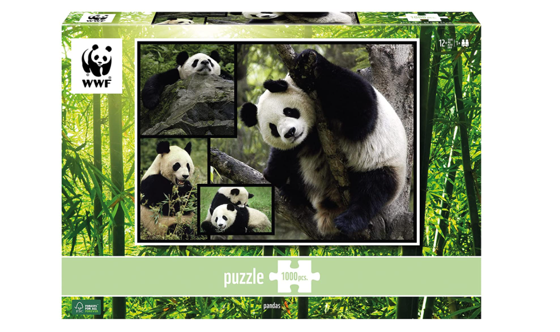 Puzzle 1000 pièces - Les Pandas