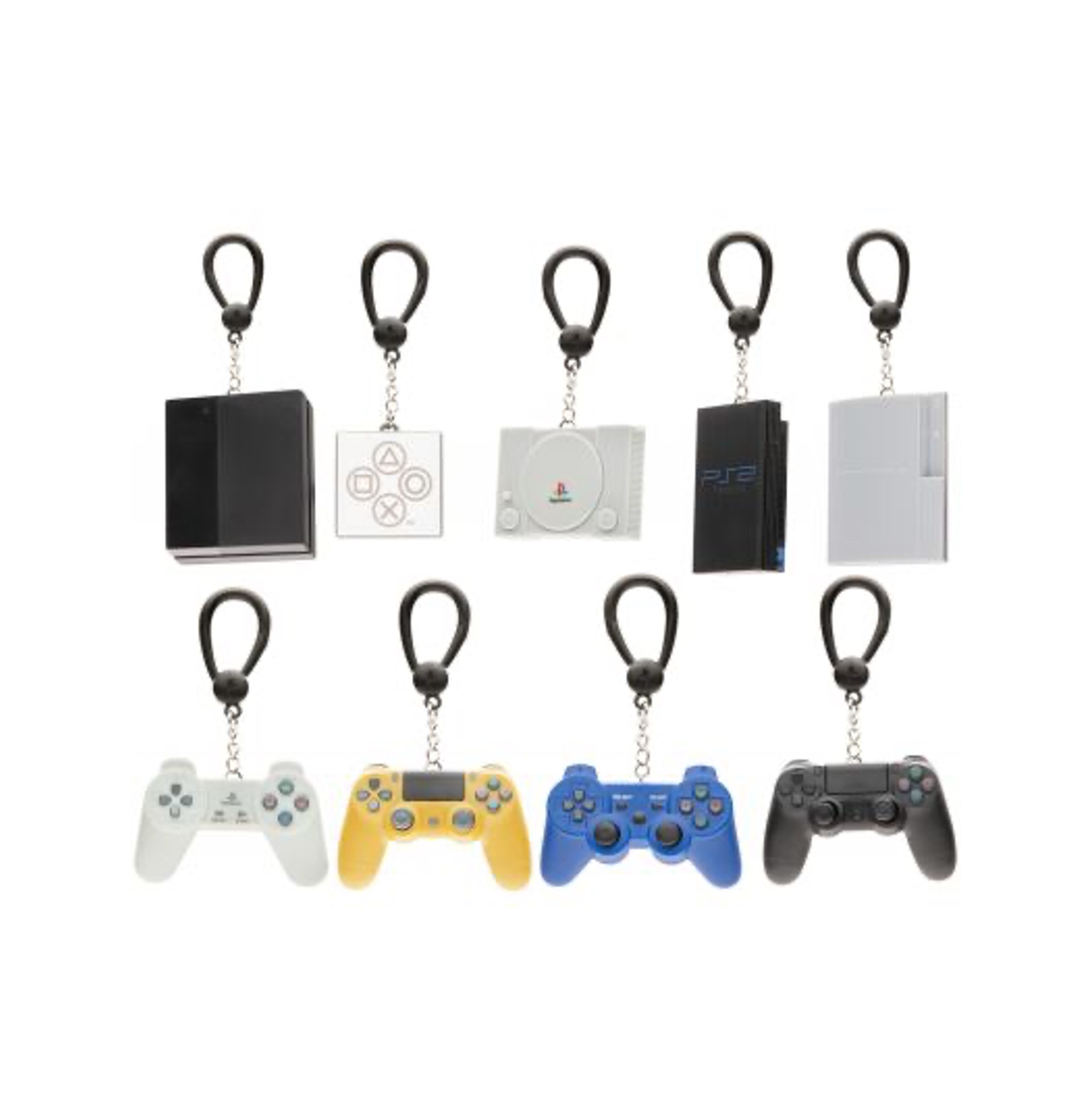 Porte-Clés Manettes et Consoles Playstation