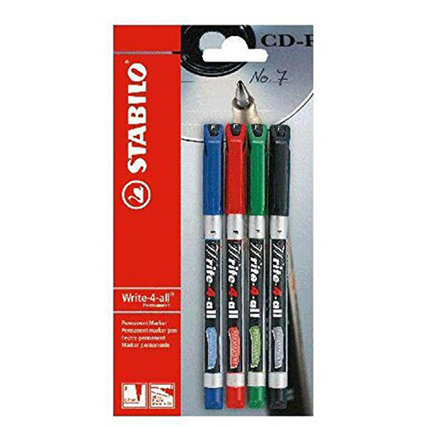 Marqueurs permanents 4 pièces