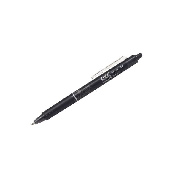 Stylo Pilot Frixion Clicker 0,7 Noir