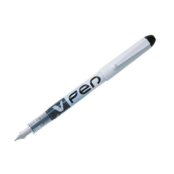 Stylo plume V-pen effaçable Noir