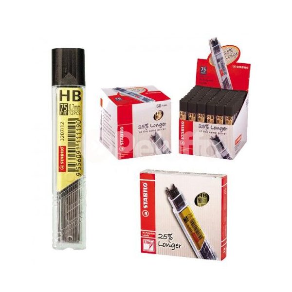 Tube 12 Mines HB 07 Noir