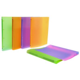 Classeur 4 ANX Polypro - Couleurs aléatoires