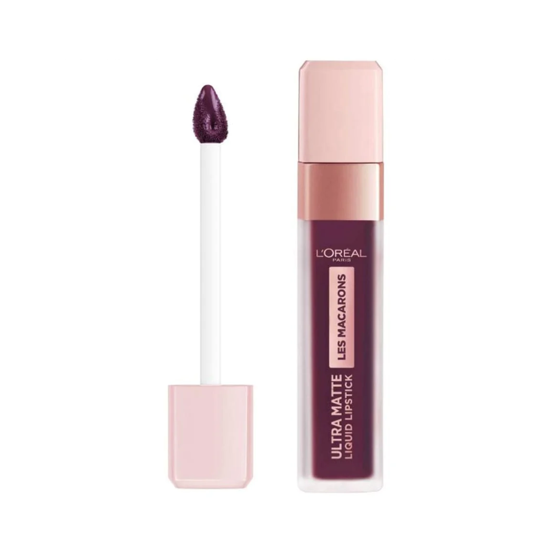 Rouge à lèvres Ultra Matte Les Macarons N° 830 - Blackcurrant crush