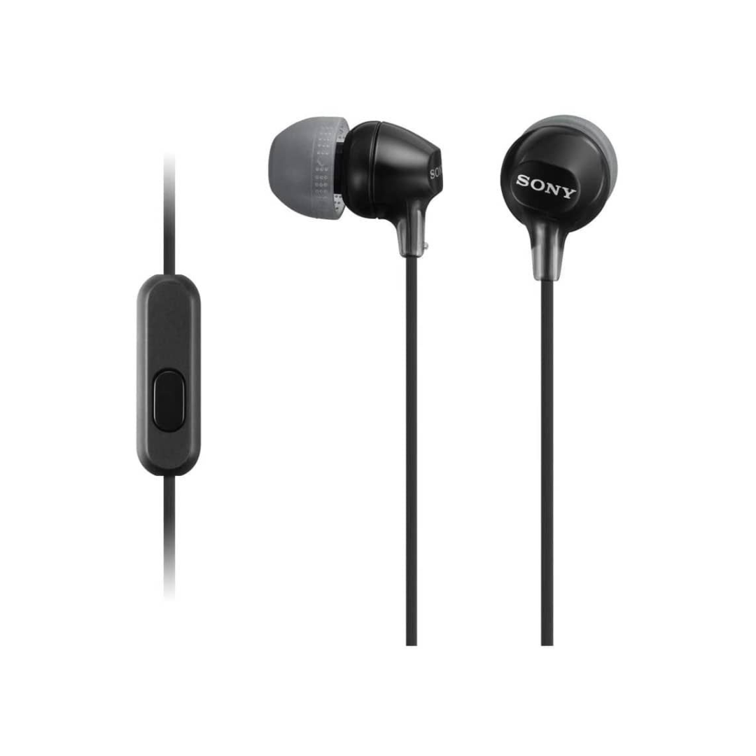 Écouteurs intra-auriculaires ultra légers MDR-EX15APB - Noir