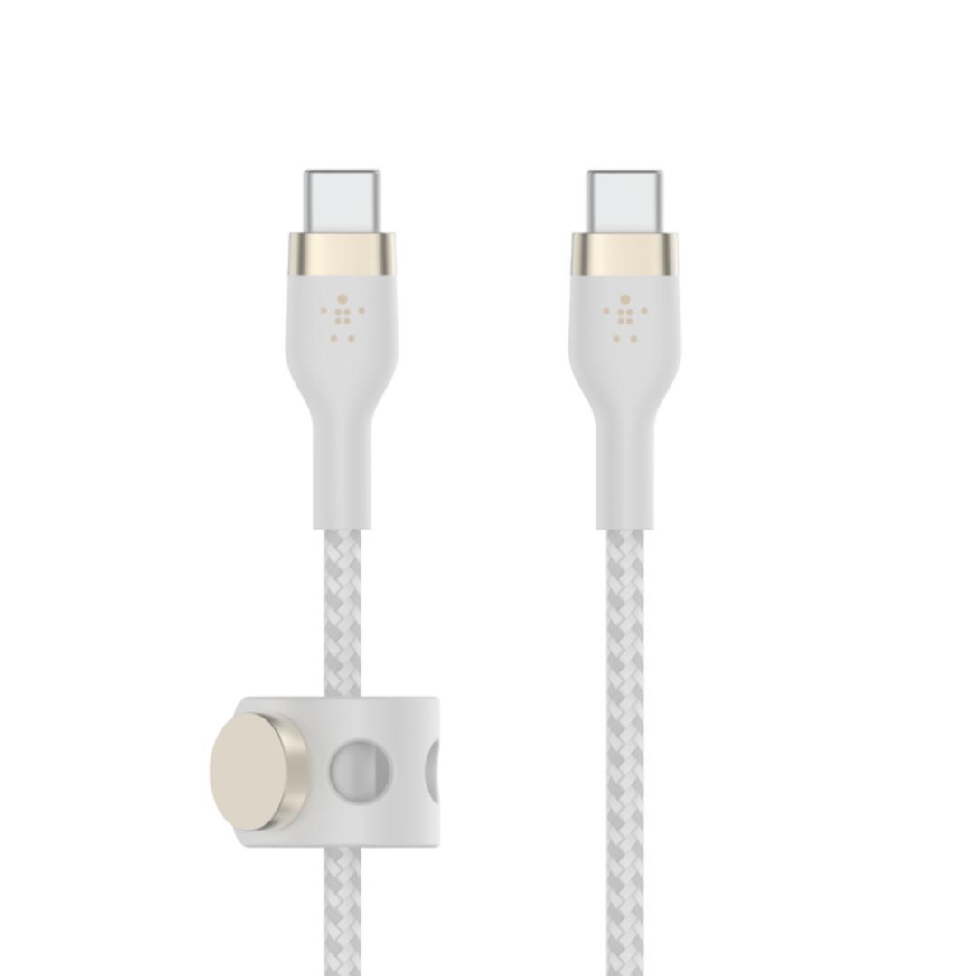 Câble BoostCharge Pro Flex USB-C vers USB-C 60W - 1m - Blanc