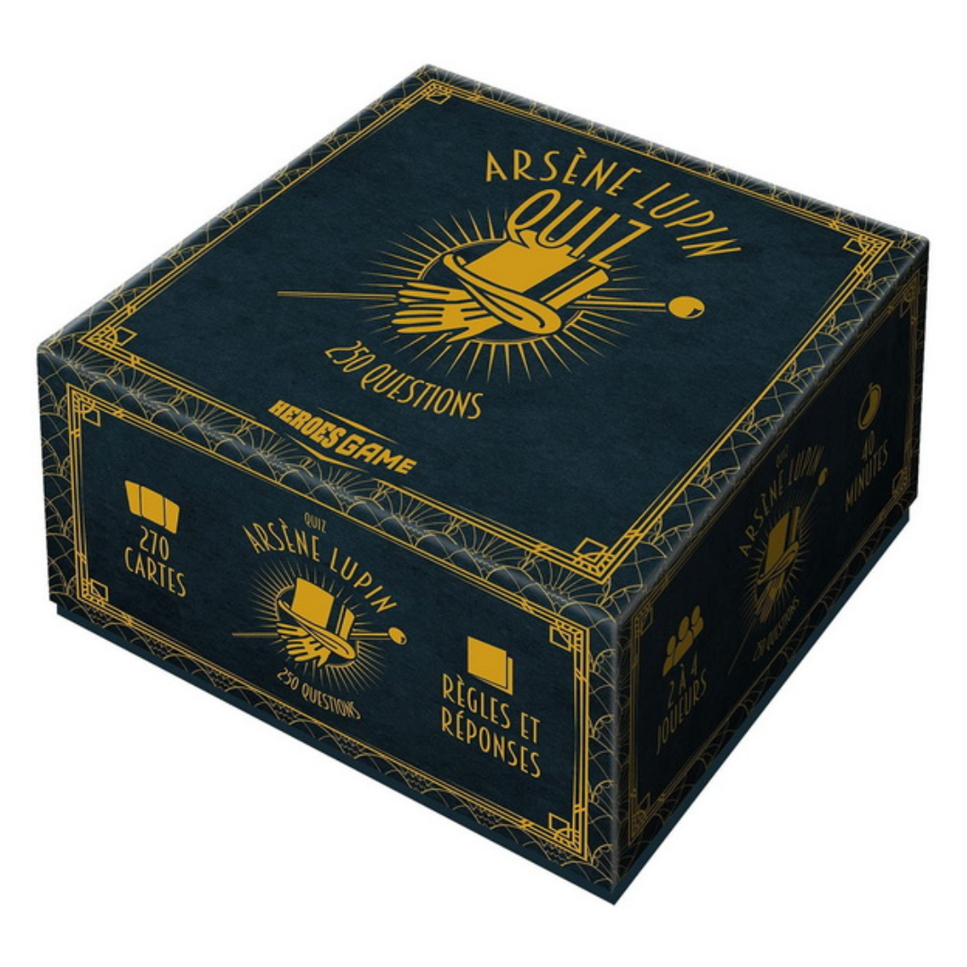 Boite Quiz Arsène Lupin - 250 questions