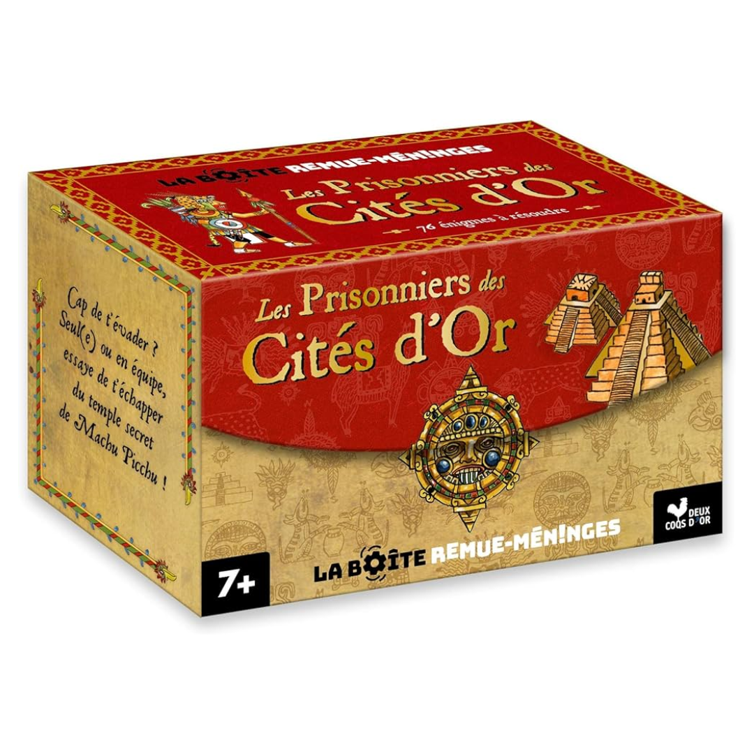 Coffret Les Prisonniers des Cités d'Or - 76 énigmes à résoudre