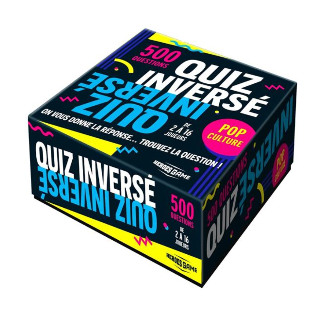 Quiz inversé - 500 questions - Pop culture