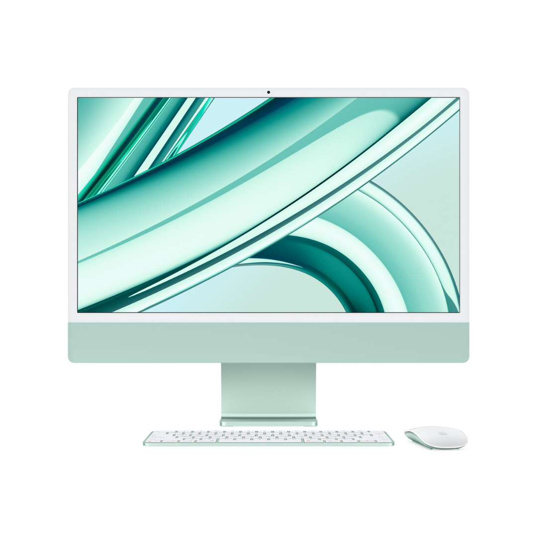 iMac 24″ M3 8CPU 10GP 256 Go SSD – Green