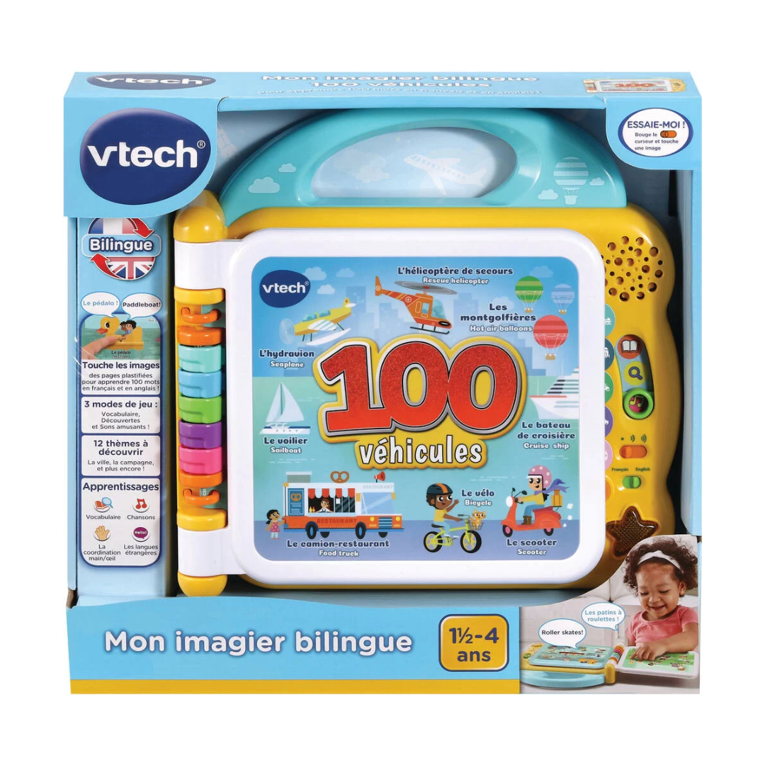 Mon imagier bilingue - 100 véhicules
