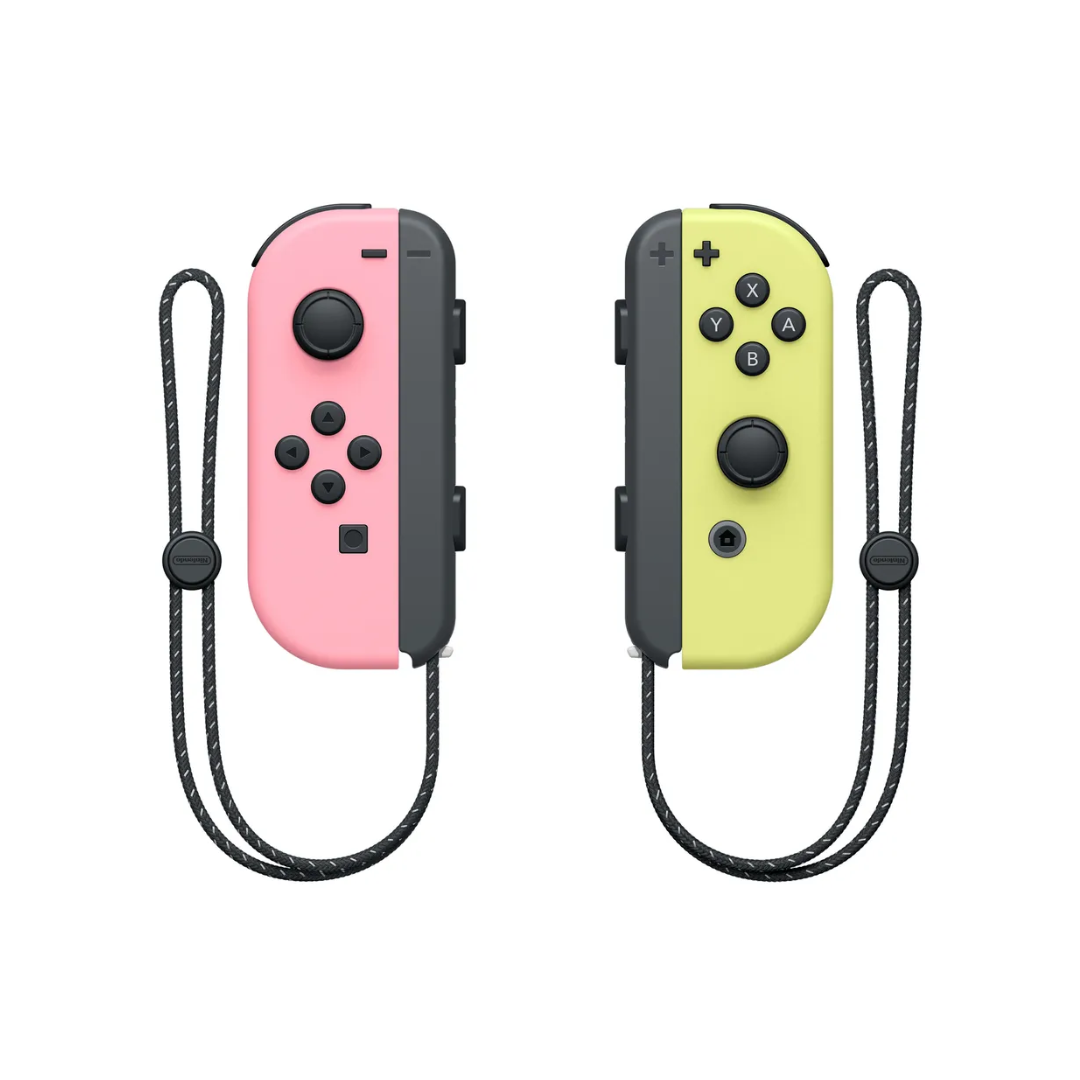 Manette Paire Joy-Con Nintendo Switch – Rose Jaune Pastel