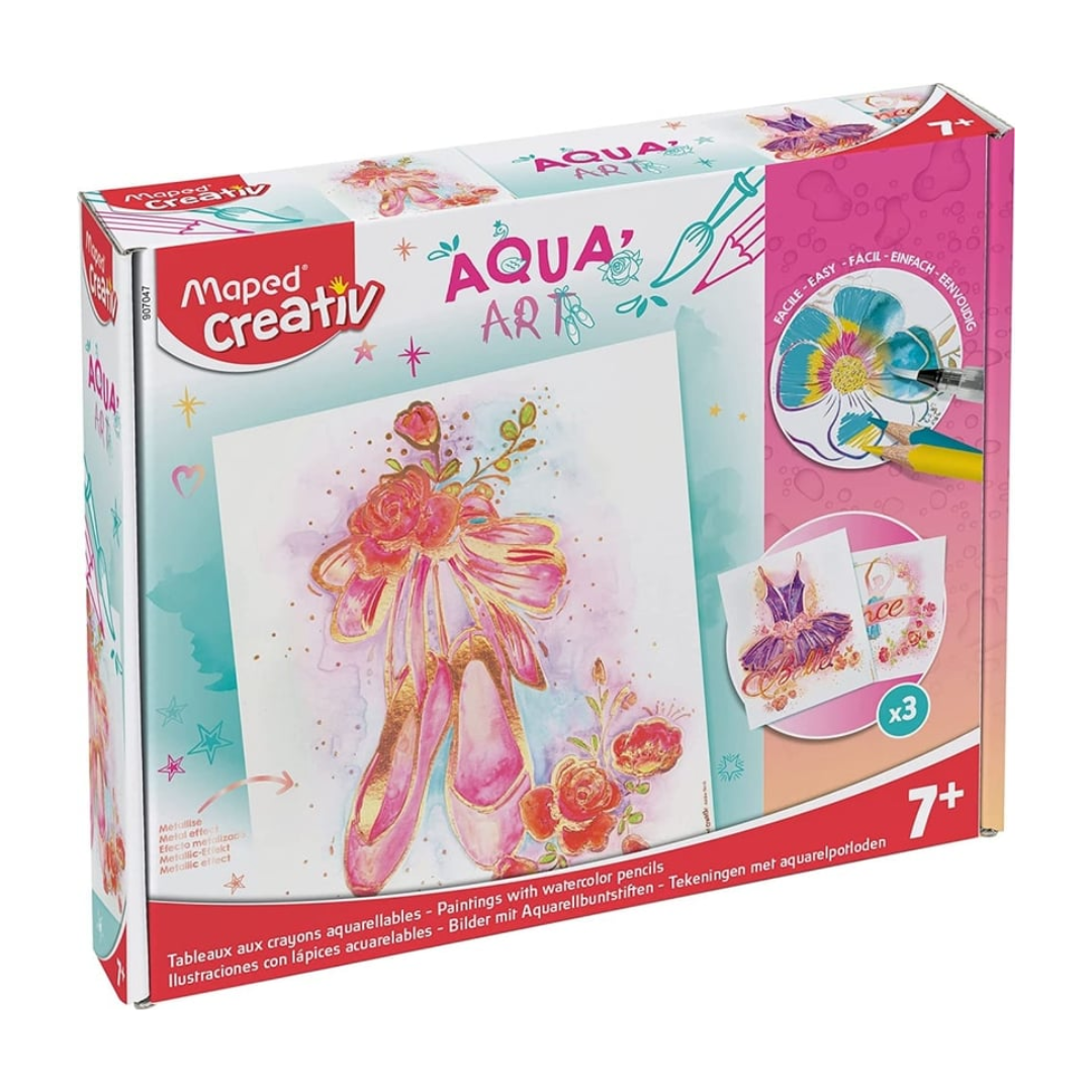 Coffret Aqua Art Danse - Kit de peinture aquarelle