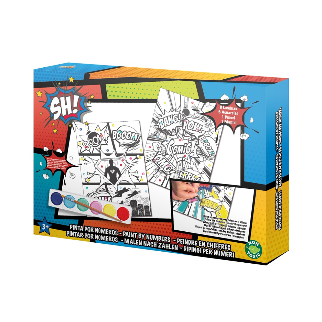 Coffret Comic - Peindre en chiffre