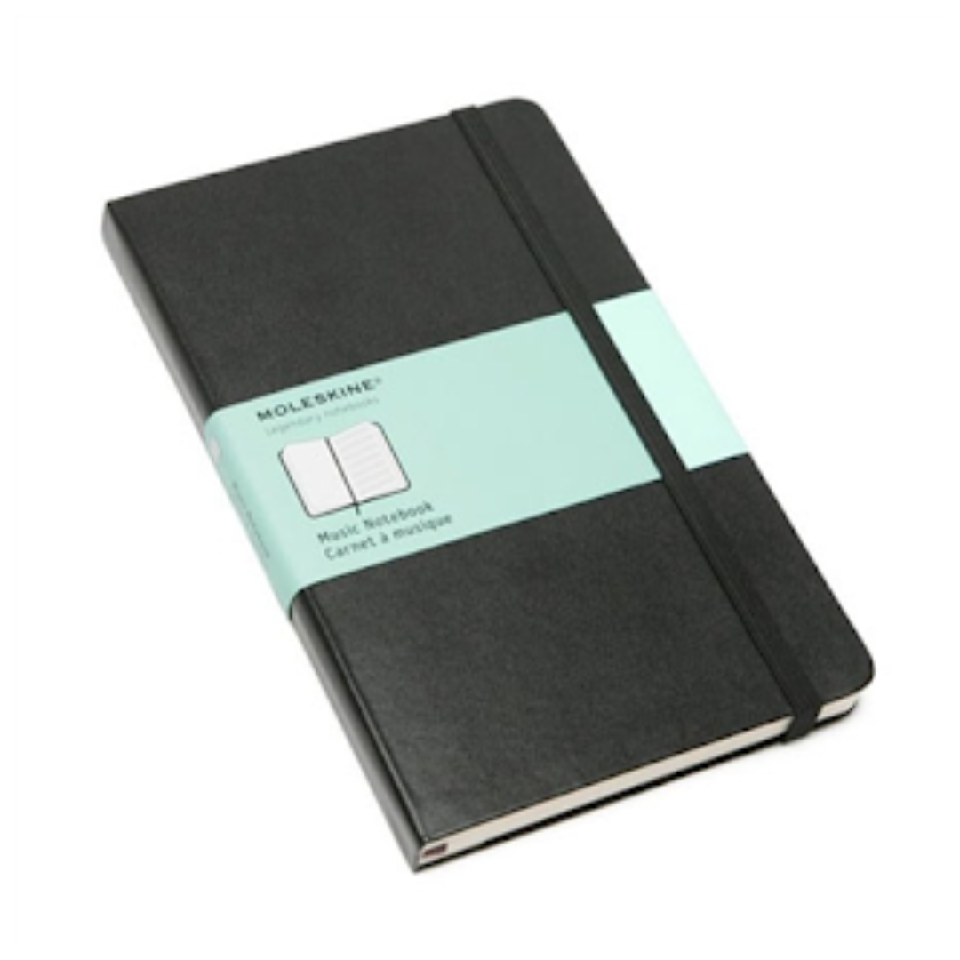 Carnet de Musique avec couverture rigide - Format de poche