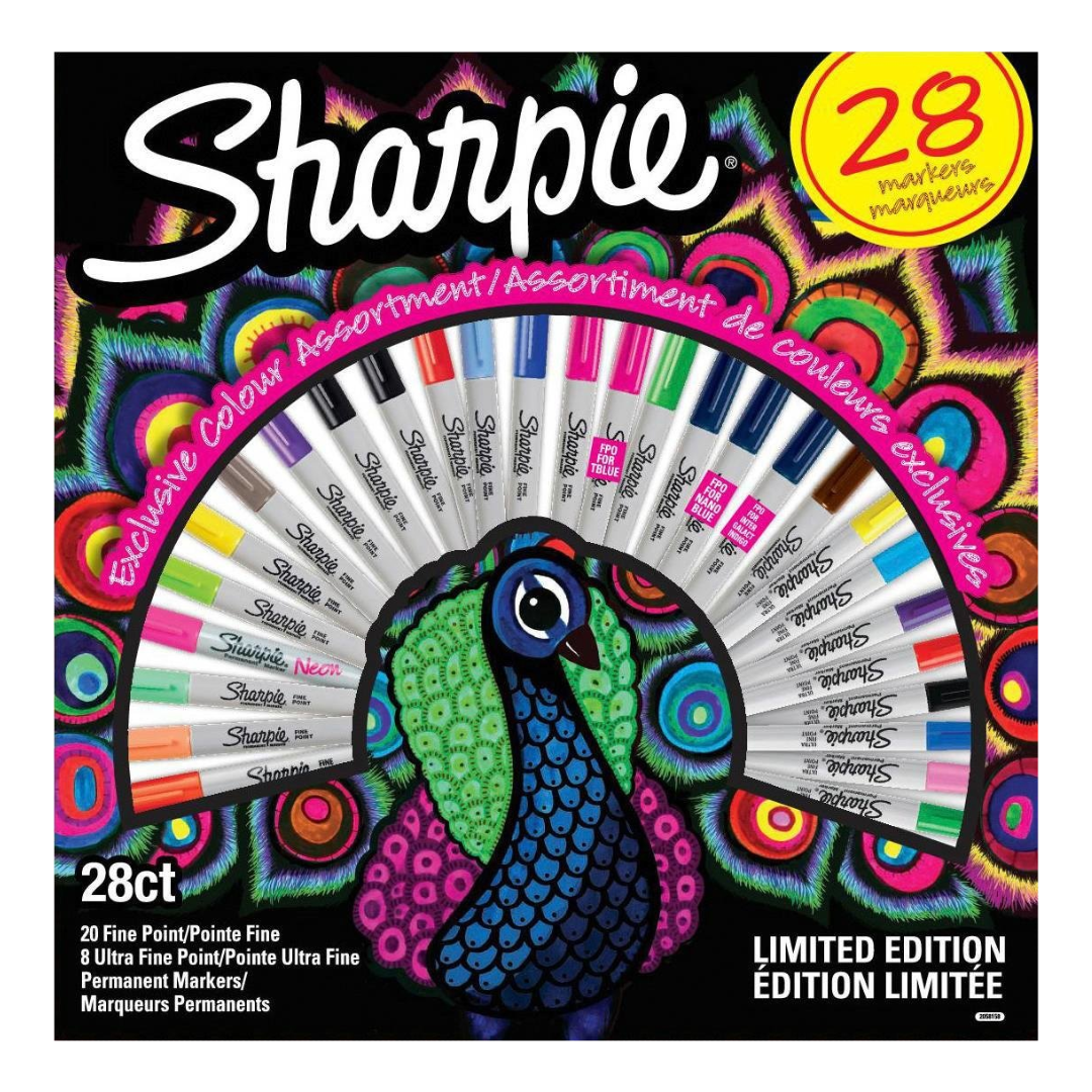 Coffret Paon - 20 marqueurs fins + 8 ultrafins