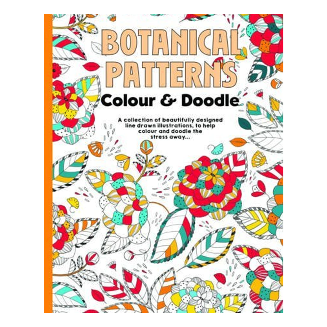 Botanical Patterns Colour and Doodle