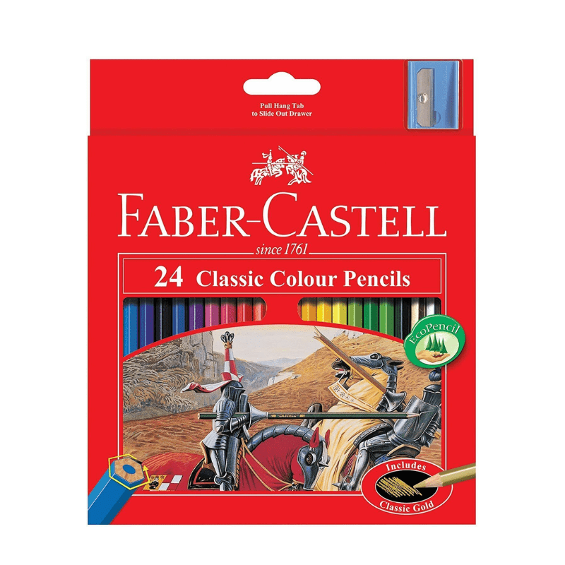 24 Crayons de couleur Classic