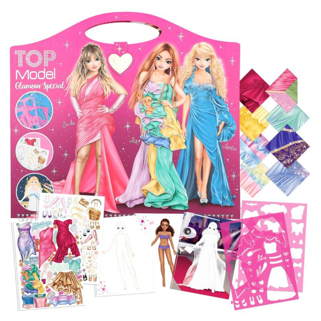 Album de coloriage Create your Glamour Special