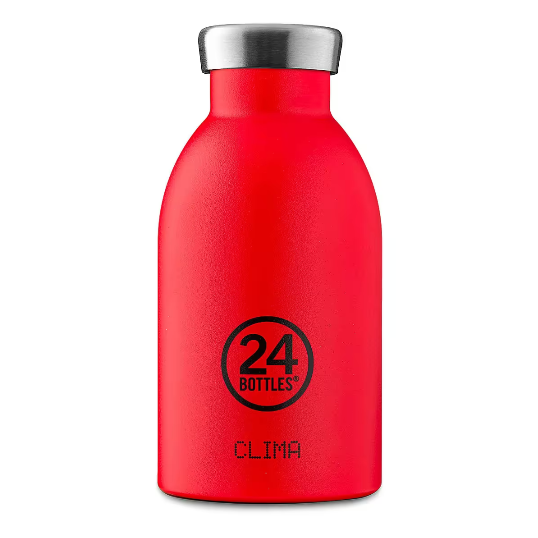 Bouteille isotherme Clima Stone hot red 330 ml - Rouge
