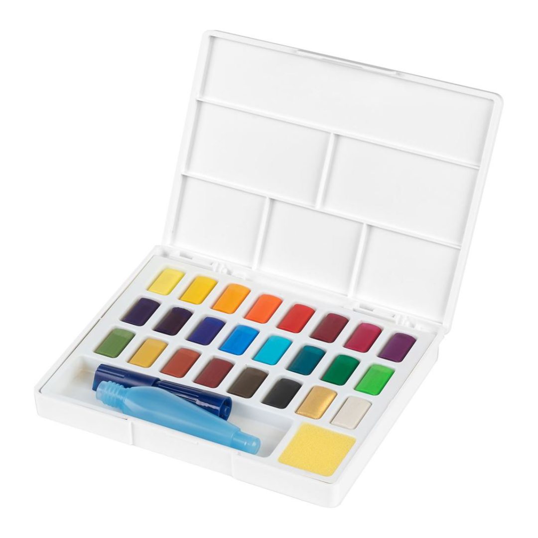 Set d'aquarelle - 24 couleurs