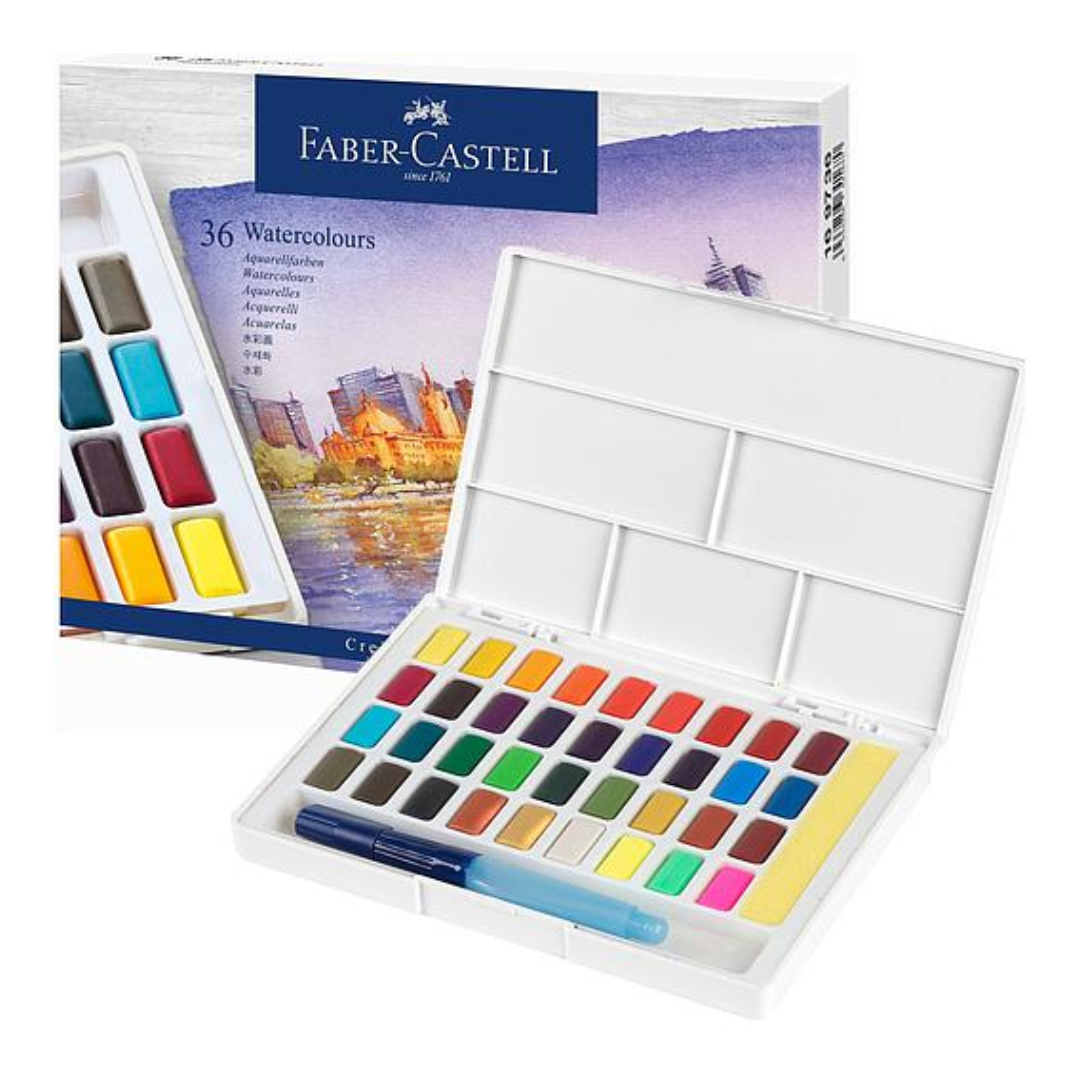 Set d’aquarelle – 36 couleurs